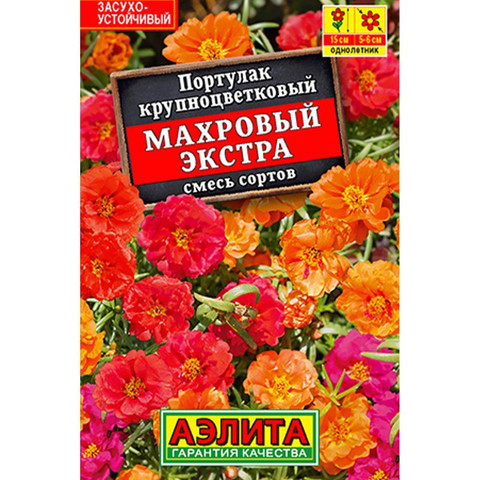 Портулак махровый Экстра, смесь сортов